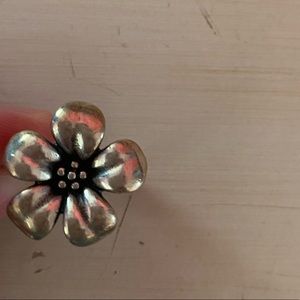 James Avery Retired April Flower Rose Ring